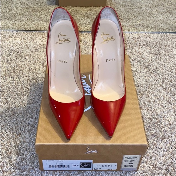Christian Louboutin Shoes - Christian Louboutin So Kate 120 Patent Oeillet